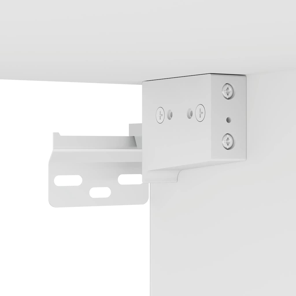 Wand-Schuhschrank Weiß 100x35x38 cm Holzwerkstoff