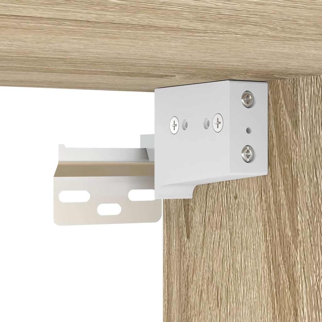 Wand-Schuhschrank Sonoma-Eiche 100x35x38 cm Holzwerkstoff