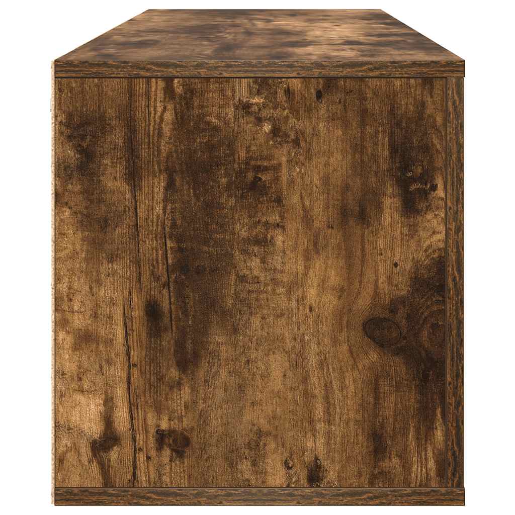 Wand-Schuhschrank Räuchereiche 100x35x38 cm Holzwerkstoff