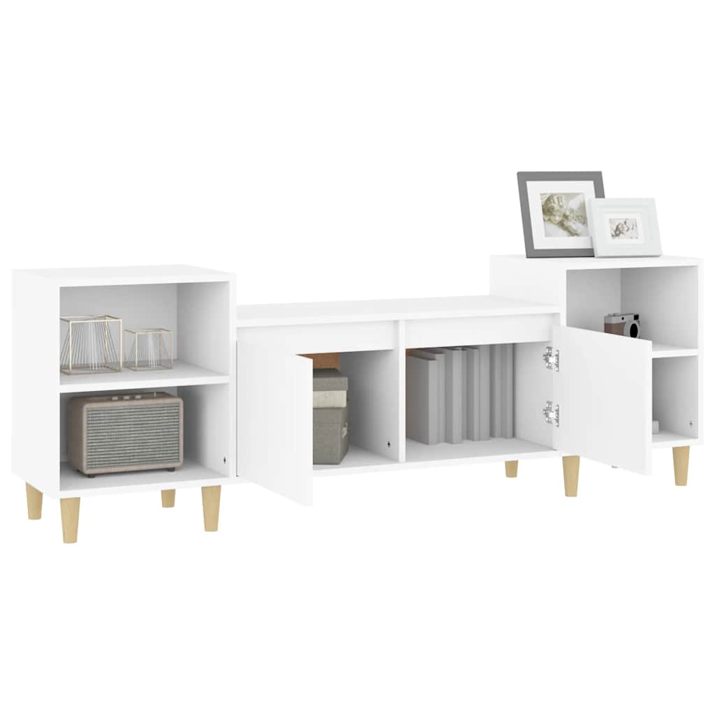 TV-Schrank Weiß 160x35x55 cm Holzwerkstoff