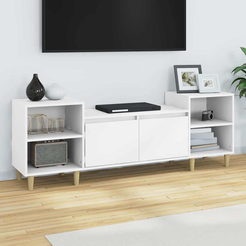 TV-Schrank Weiß 160x35x55 cm Holzwerkstoff
