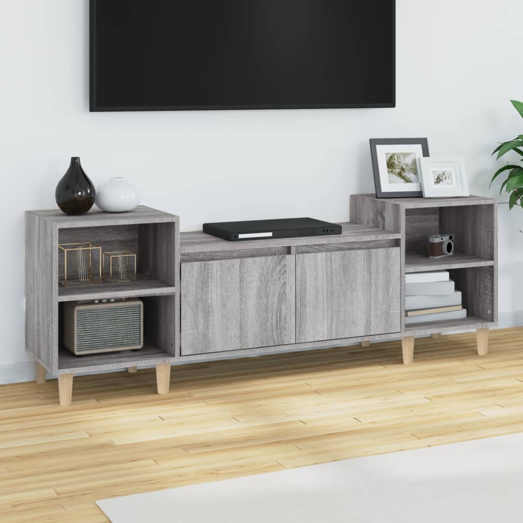 TV-Schrank Grau Sonoma 160x35x55 cm Holzwerkstoff