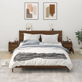 Nachttische 2 Stk. Braun Eichen-Optik 40x35x50 cm