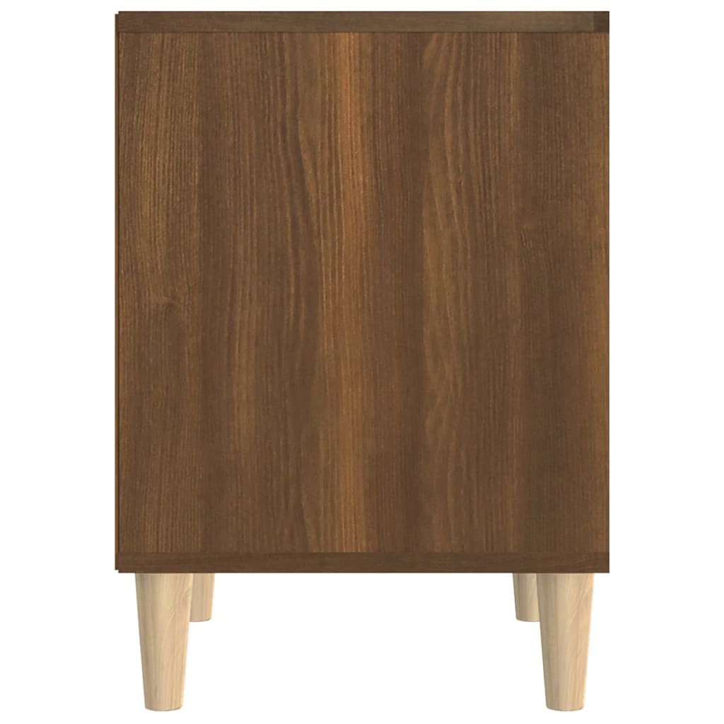 Nachttische 2 Stk. Braun Eichen-Optik 40x35x50 cm