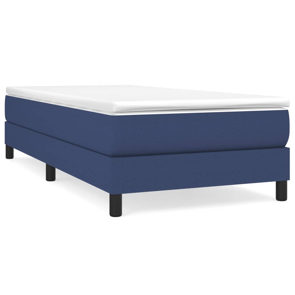 Boxspringbettgestell Blau 90x200 cm Stoff
