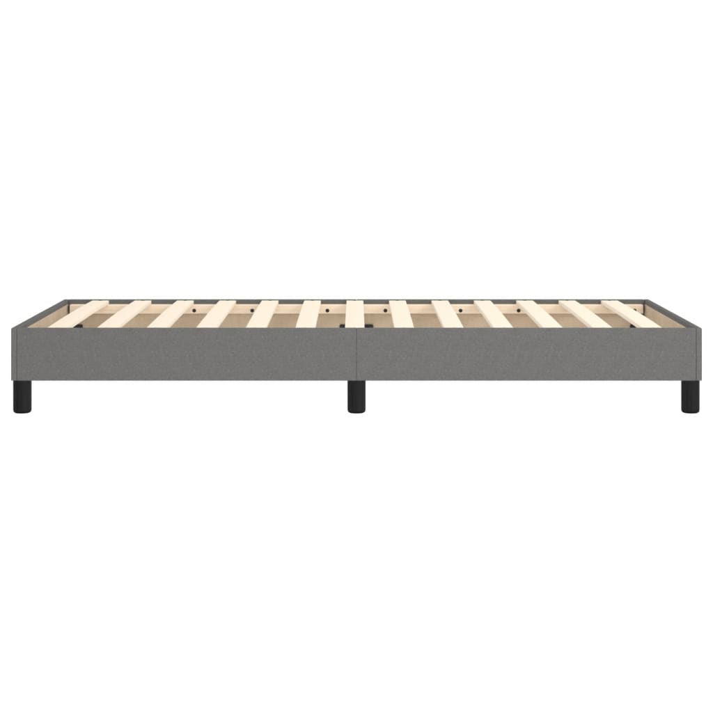 Boxspringbettgestell Dunkelgrau 100x200 cm Stoff