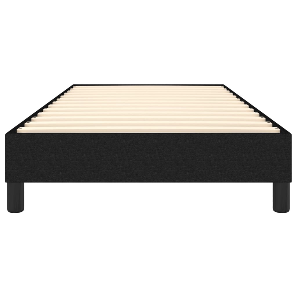 Boxspringbettgestell Schwarz 100x200 cm Stoff