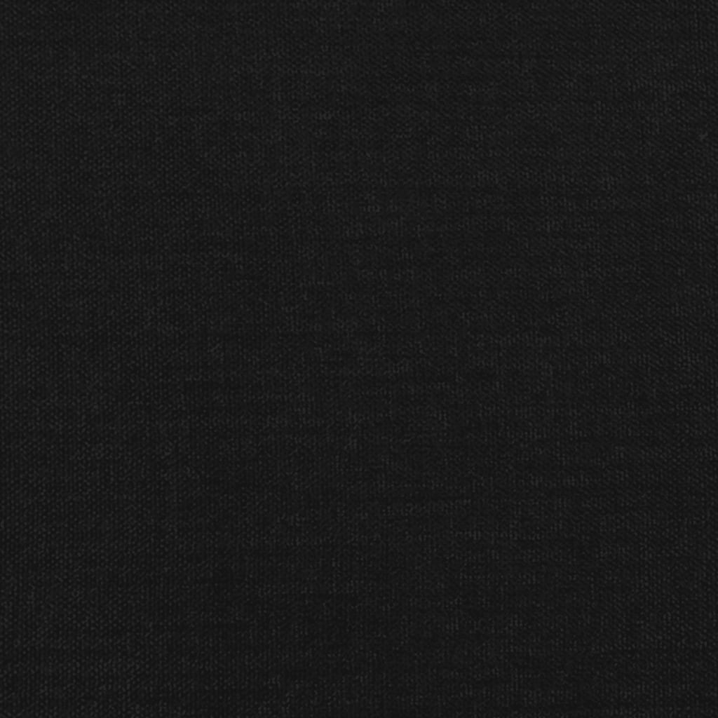 Boxspringbettgestell Schwarz 100x200 cm Stoff