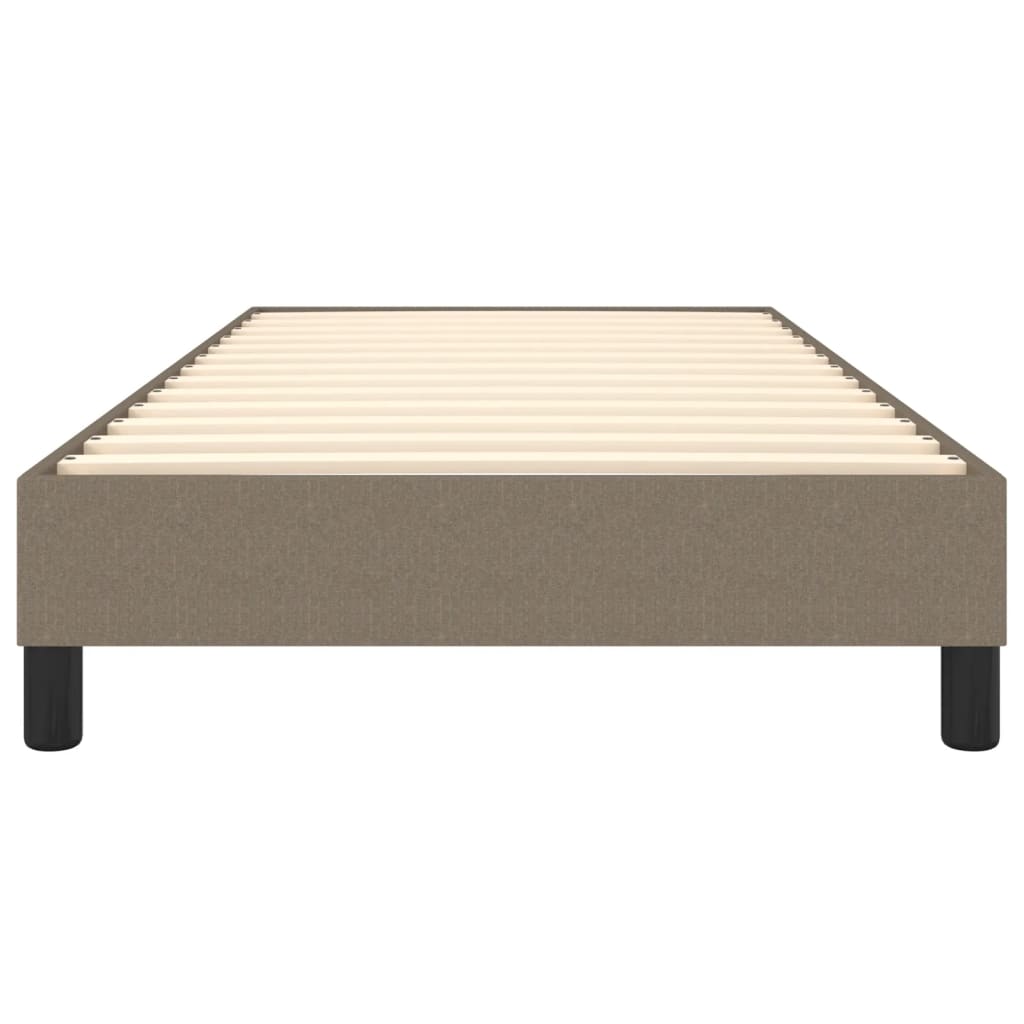 Boxspringbettgestell Taupe 100x200 cm Stoff