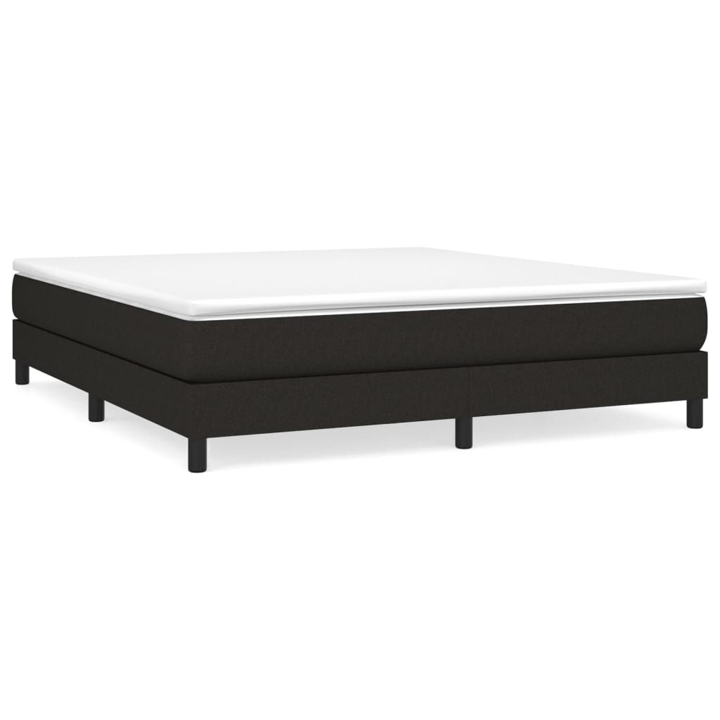 Boxspringbettgestell Schwarz 180x200 cm Stoff