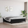 Boxspringbettgestell Schwarz 180x200 cm Stoff