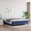 Boxspringbettgestell Blau 180x200 cm Stoff