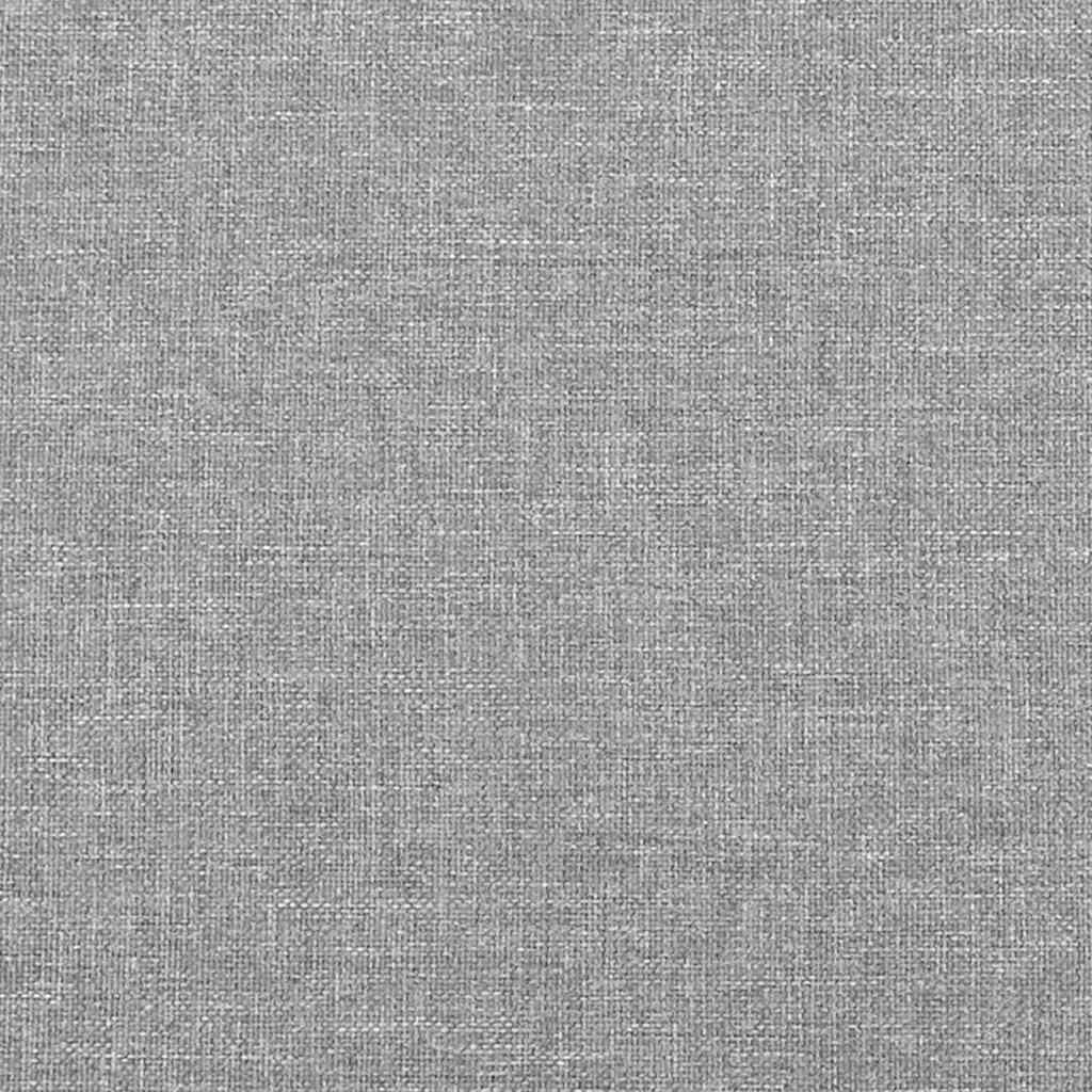Boxspringbettgestell Hellgrau 80x200 cm Stoff