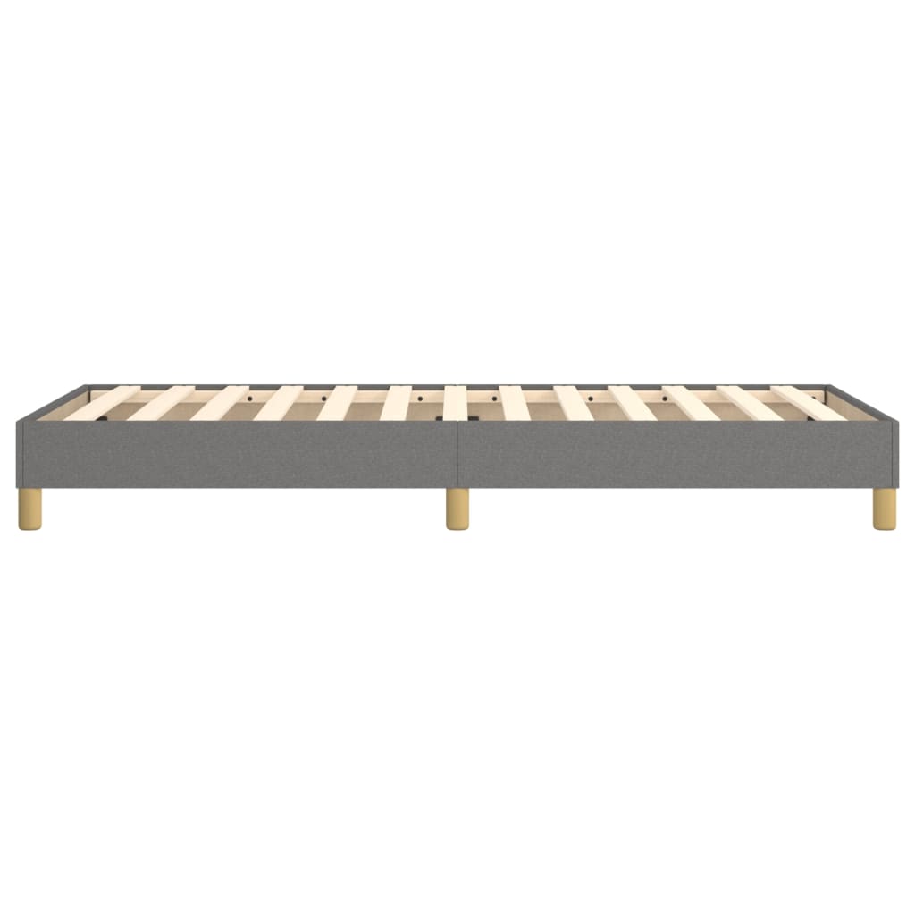 Boxspringbettgestell Dunkelgrau 80x200 cm Stoff