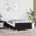 Boxspringbettgestell Schwarz 80x200 cm Stoff