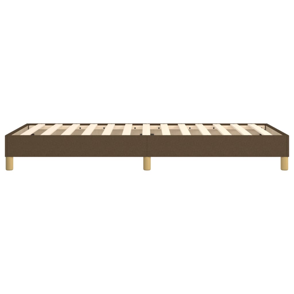 Boxspringbettgestell Dunkelbraun 80x200 cm Stoff