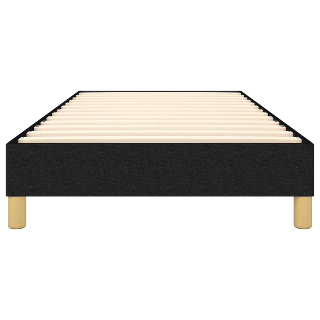 Boxspringbettgestell Schwarz 100x200 cm Stoff