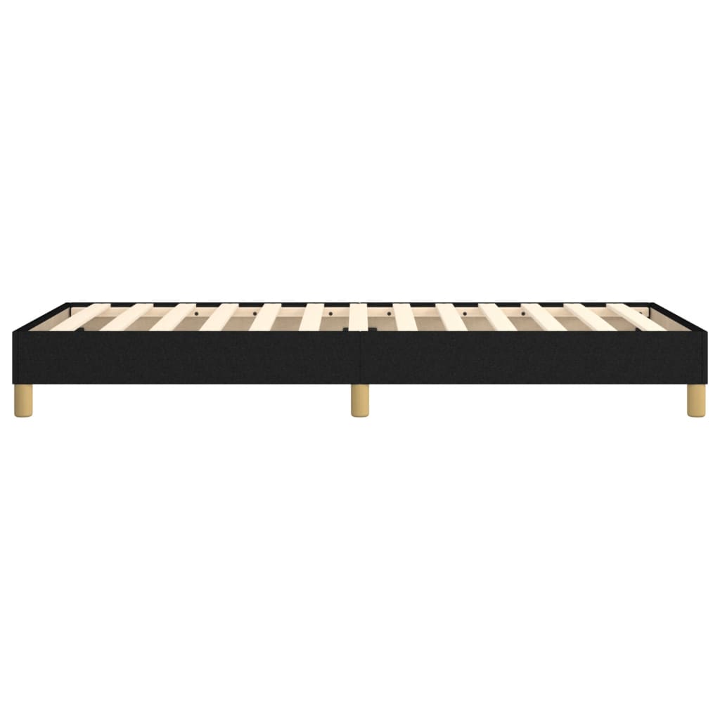 Boxspringbettgestell Schwarz 100x200 cm Stoff