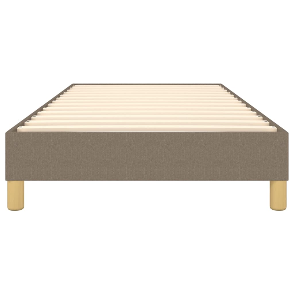 Boxspringbettgestell Taupe 100x200 cm Stoff
