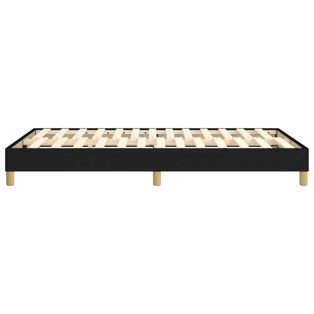 Boxspringbettgestell Schwarz 120x200 cm Stoff