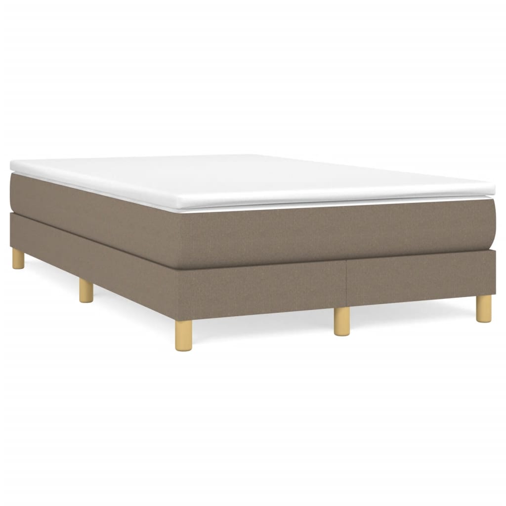 Boxspringbettgestell Taupe 120x200 cm Stoff