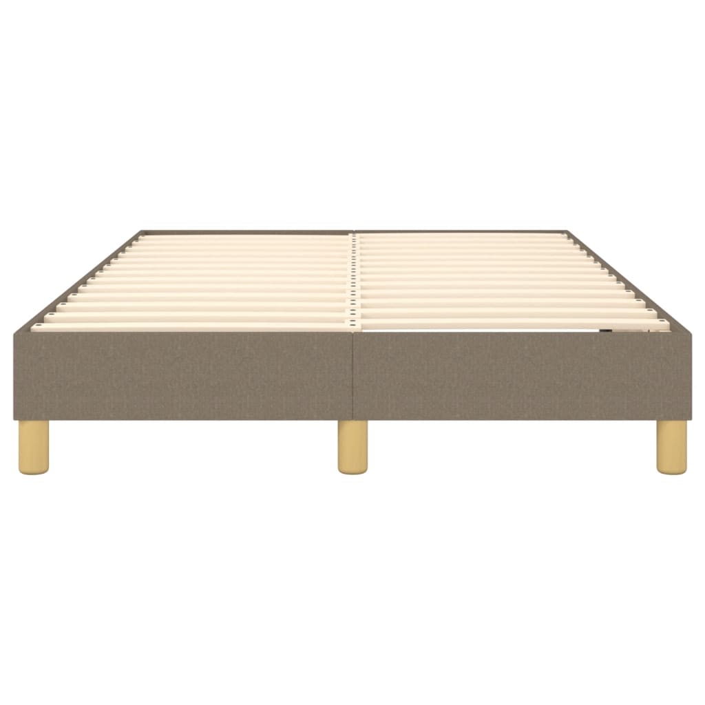 Boxspringbettgestell Taupe 120x200 cm Stoff