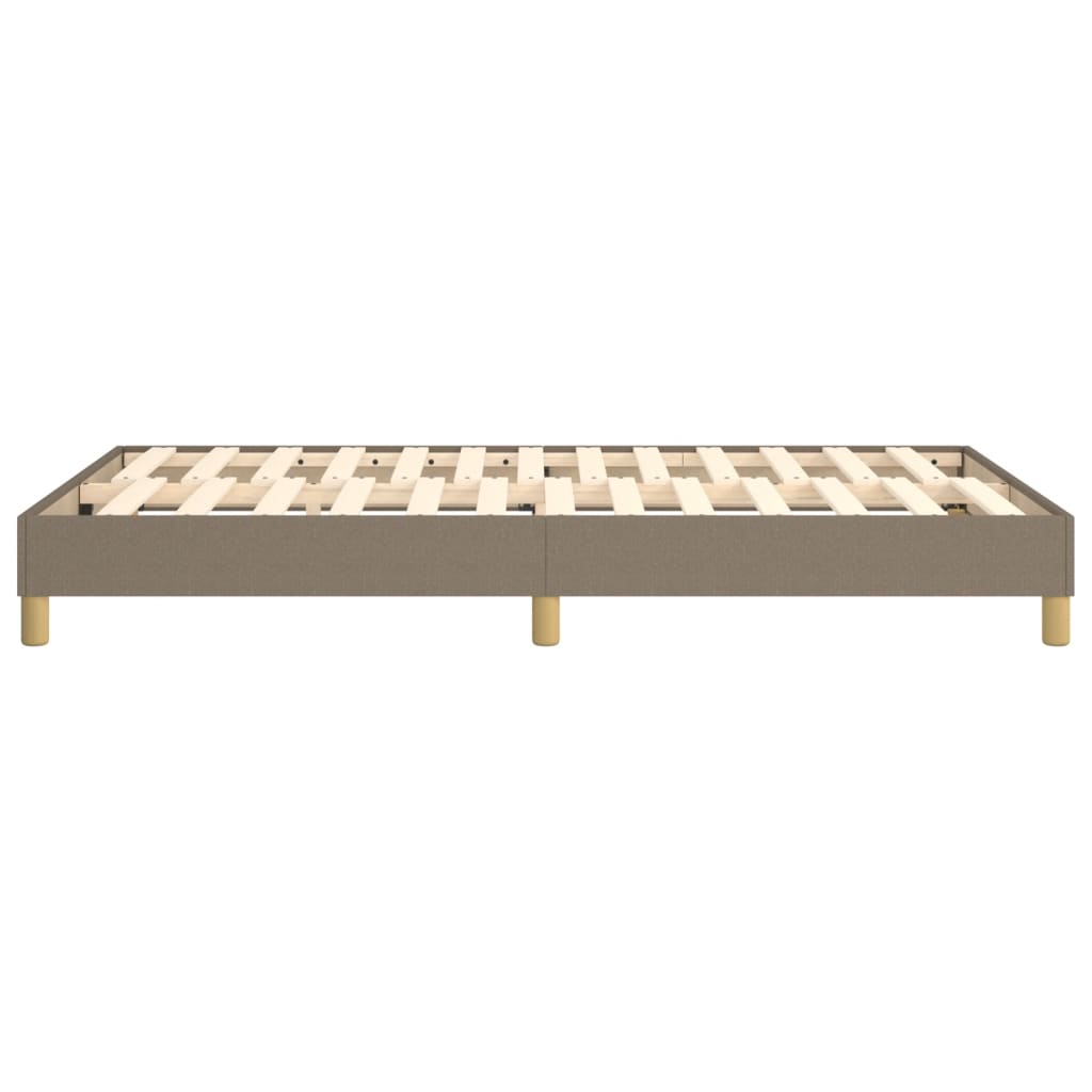 Boxspringbettgestell Taupe 120x200 cm Stoff