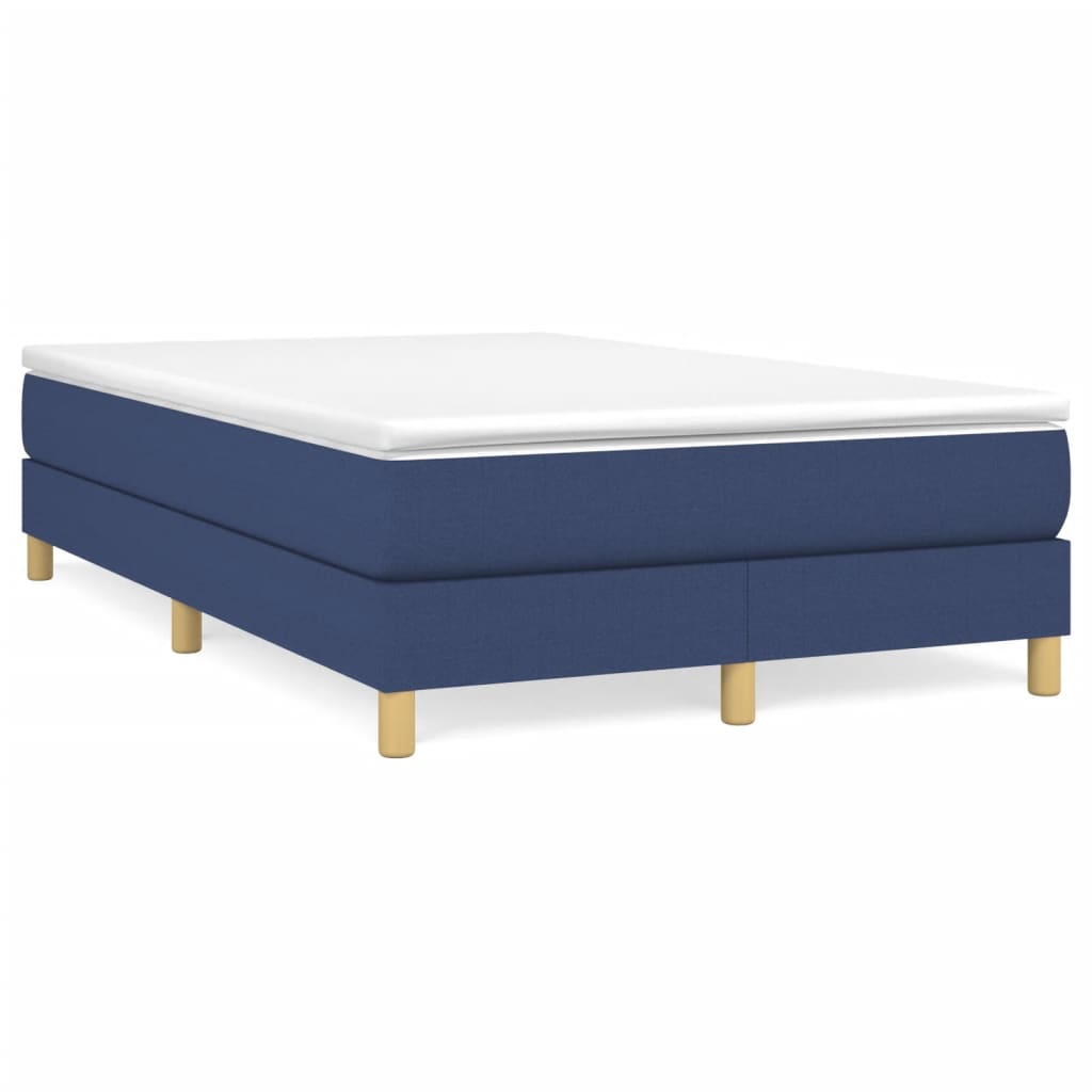 Boxspringbettgestell Blau 120x200 cm Stoff