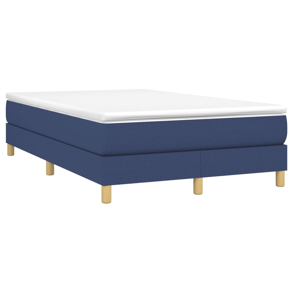 Boxspringbettgestell Blau 120x200 cm Stoff
