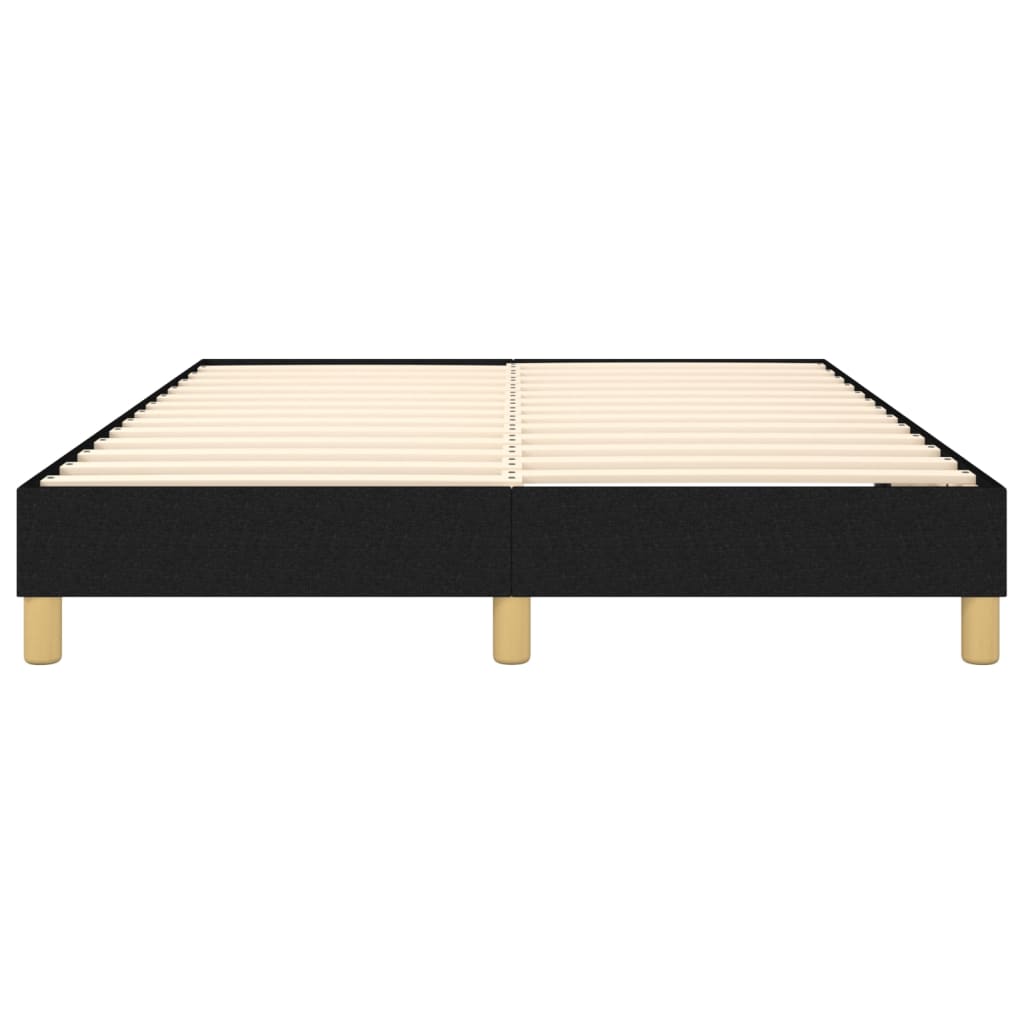 Boxspringbettgestell Schwarz 140x190 cm Stoff