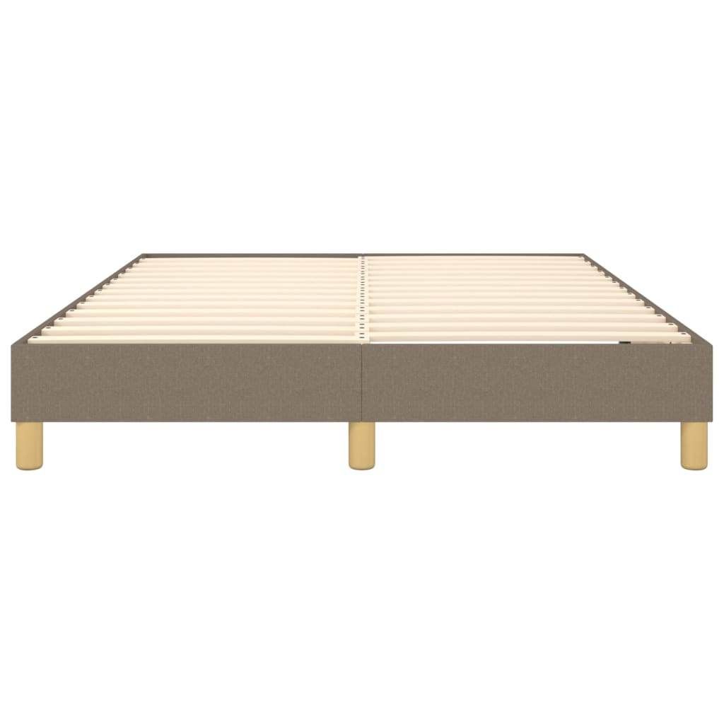 Boxspringbettgestell Taupe 140x190 cm Stoff