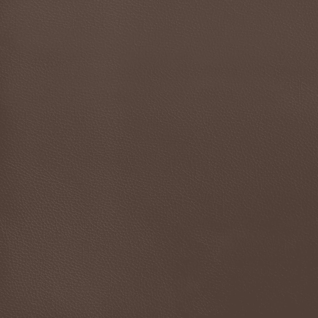 Boxspringbettgestell Braun 180x200 cm Kunstleder