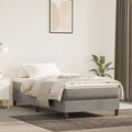 Boxspringbettgestell Hellgrau 80x200 cm Samt