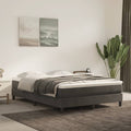 Boxspringbettgestell Dunkelgrau 140x200 cm Samt