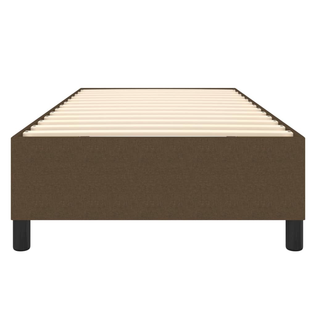 Boxspringbettgestell Dunkelbraun 90x190 cm Stoff