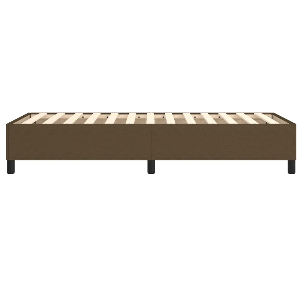 Boxspringbettgestell Dunkelbraun 90x190 cm Stoff