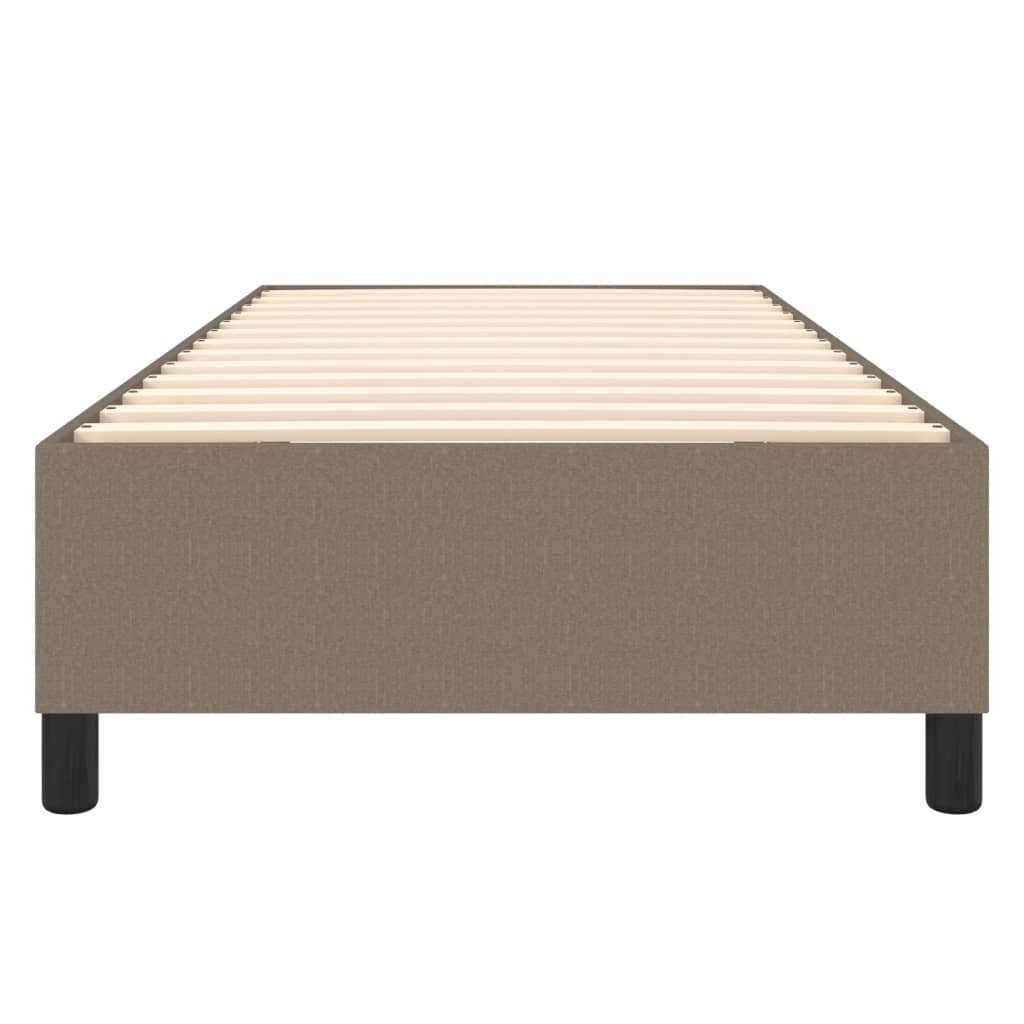 Boxspringbettgestell Taupe 90x190 cm Stoff