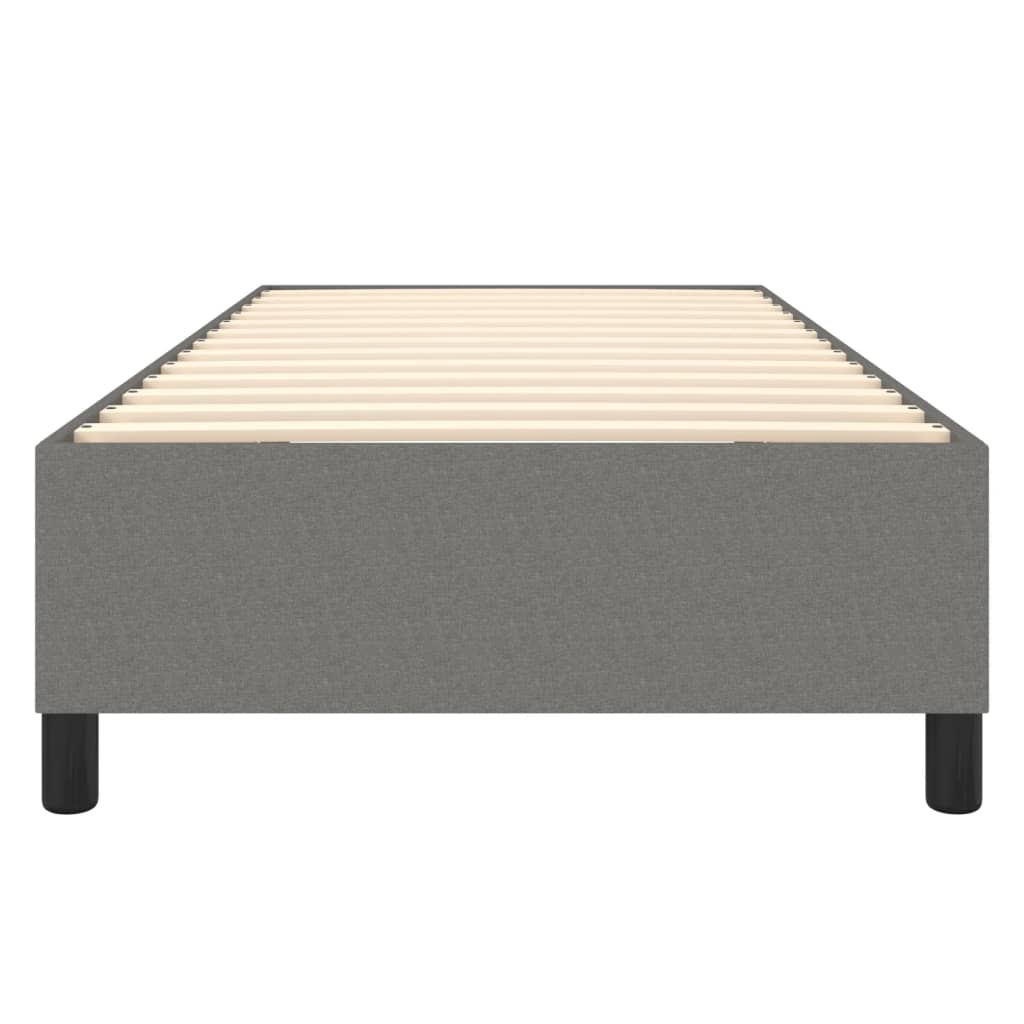 Boxspringbettgestell Dunkelgrau 90x200 cm Stoff