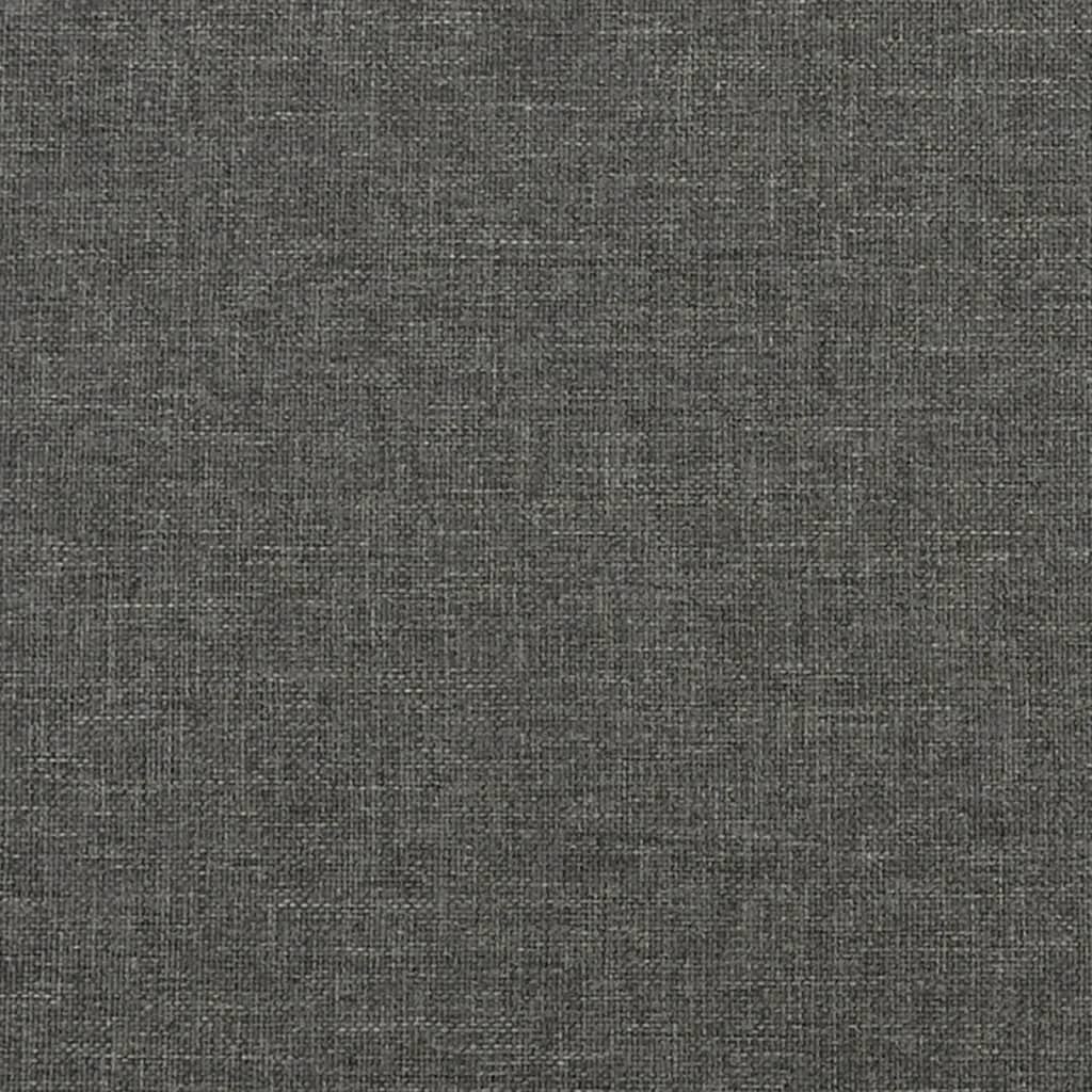 Boxspringbettgestell Dunkelgrau 90x200 cm Stoff