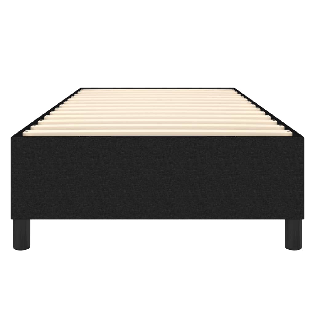 Boxspringbettgestell Schwarz 90x200 cm Stoff