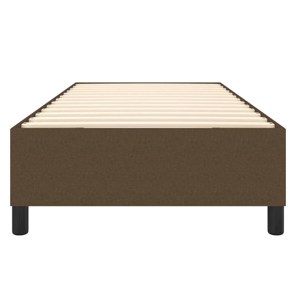 Boxspringbettgestell Dunkelbraun 90x200 cm Stoff