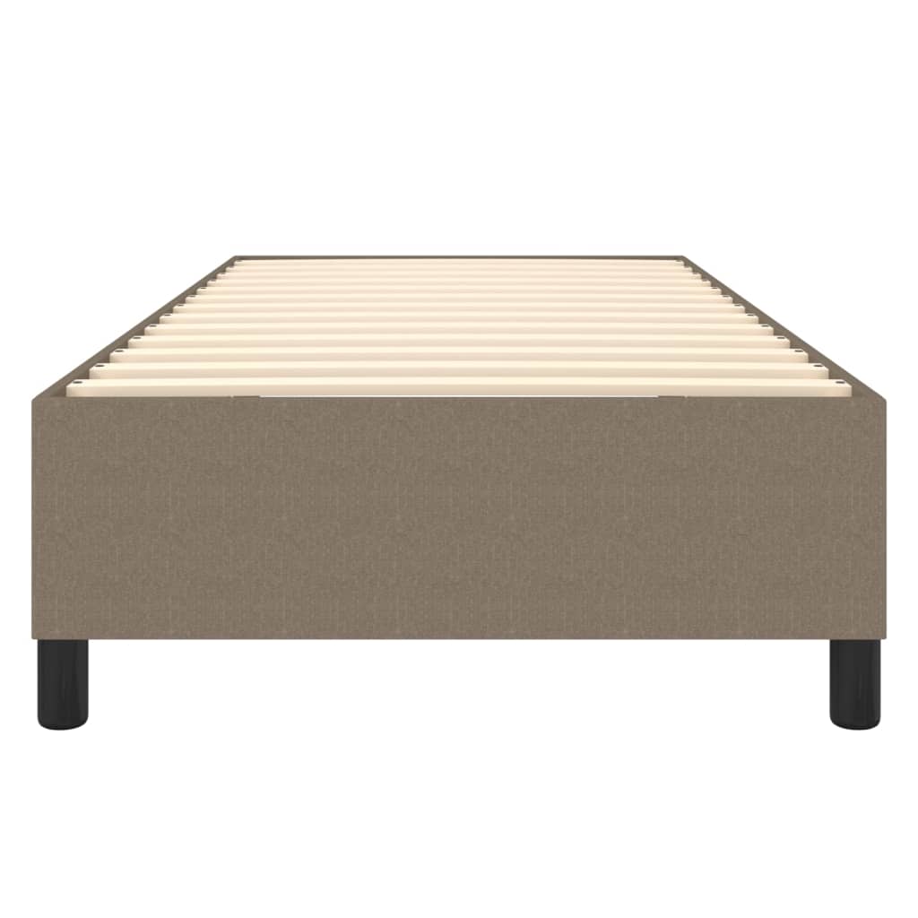 Boxspringbettgestell Taupe 90x200 cm Stoff