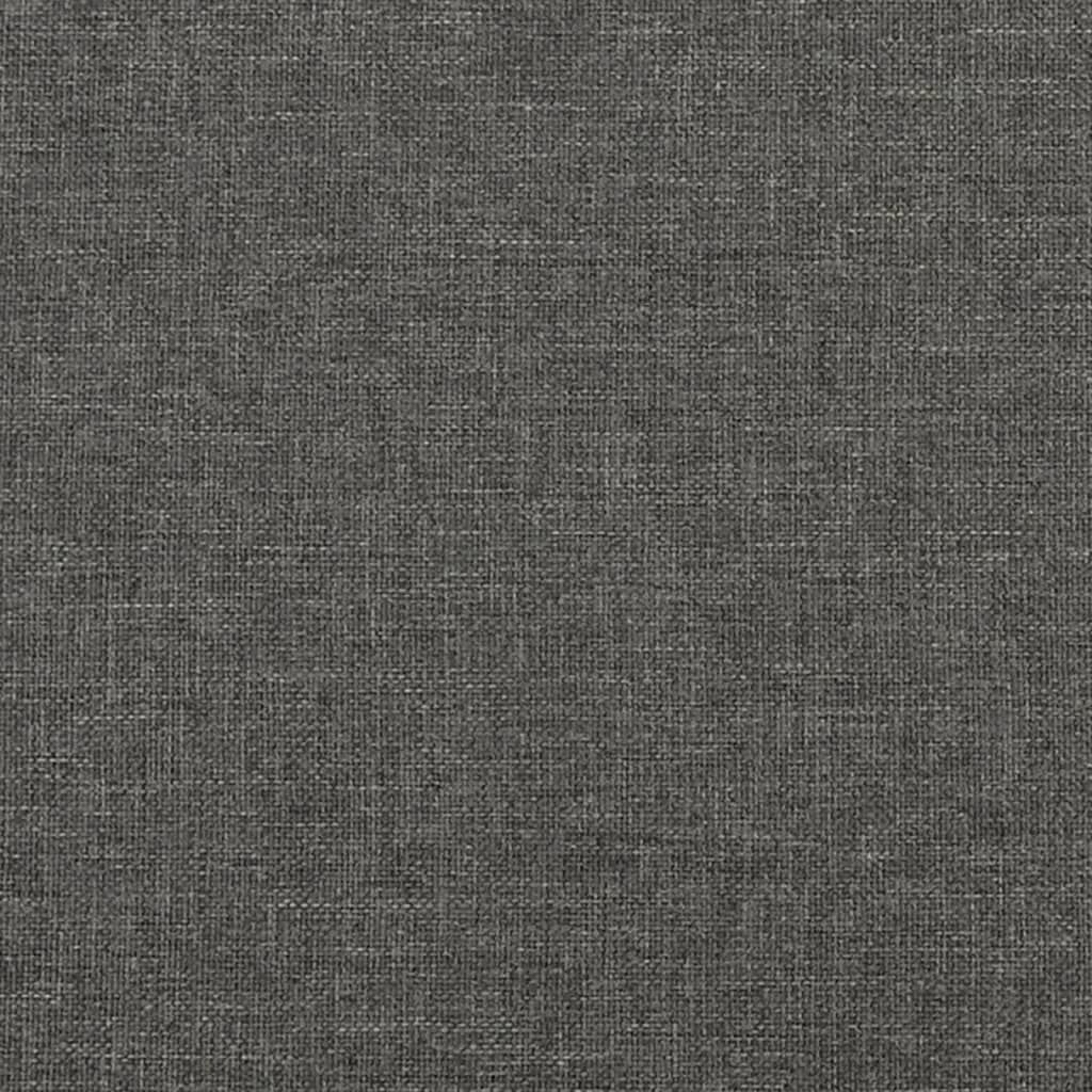 Boxspringbettgestell Dunkelgrau 180x200 cm Stoff