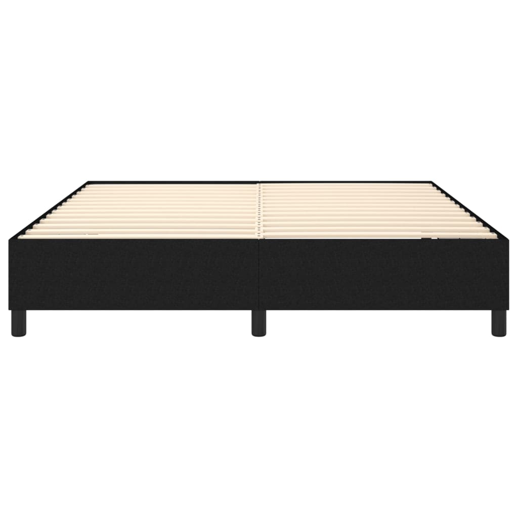 Boxspringbettgestell Schwarz 180x200 cm Stoff