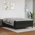 Boxspringbettgestell Schwarz 140x200 cm Kunstleder