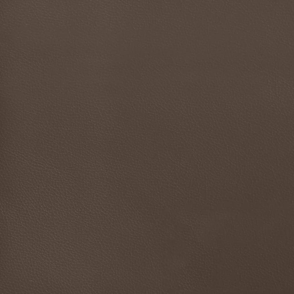 Boxspringbettgestell Braun 140x200 cm Kunstleder