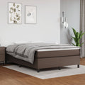 Boxspringbettgestell Braun 140x200 cm Kunstleder