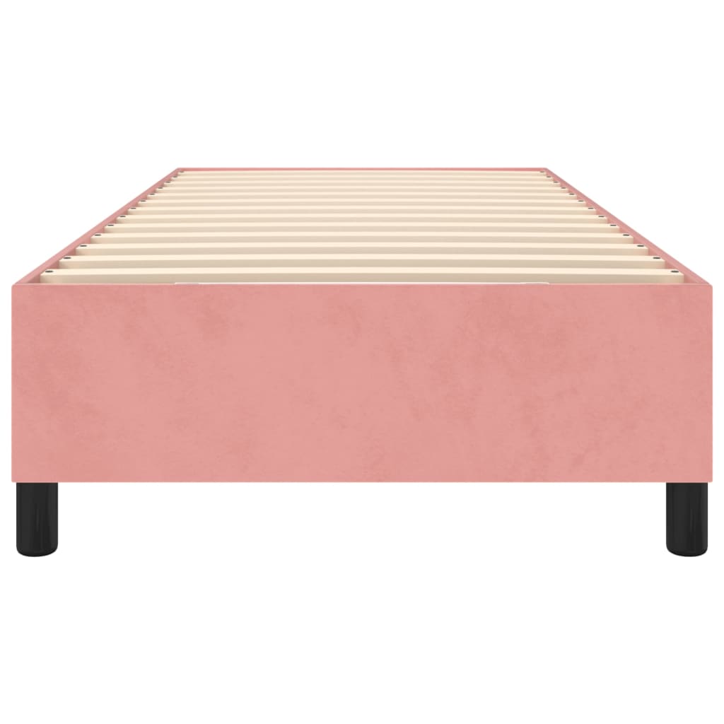 Boxspringbettgestell Rosa 90x200 cm Samt