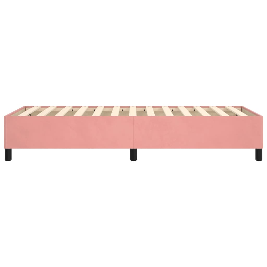 Boxspringbettgestell Rosa 90x200 cm Samt