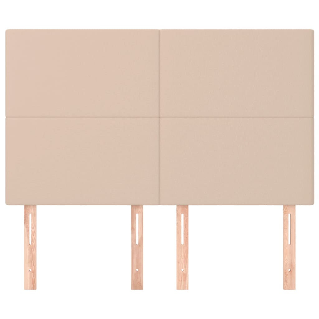 Kopfteil Cappuccino 144x5x118/128 cm Kunstleder
